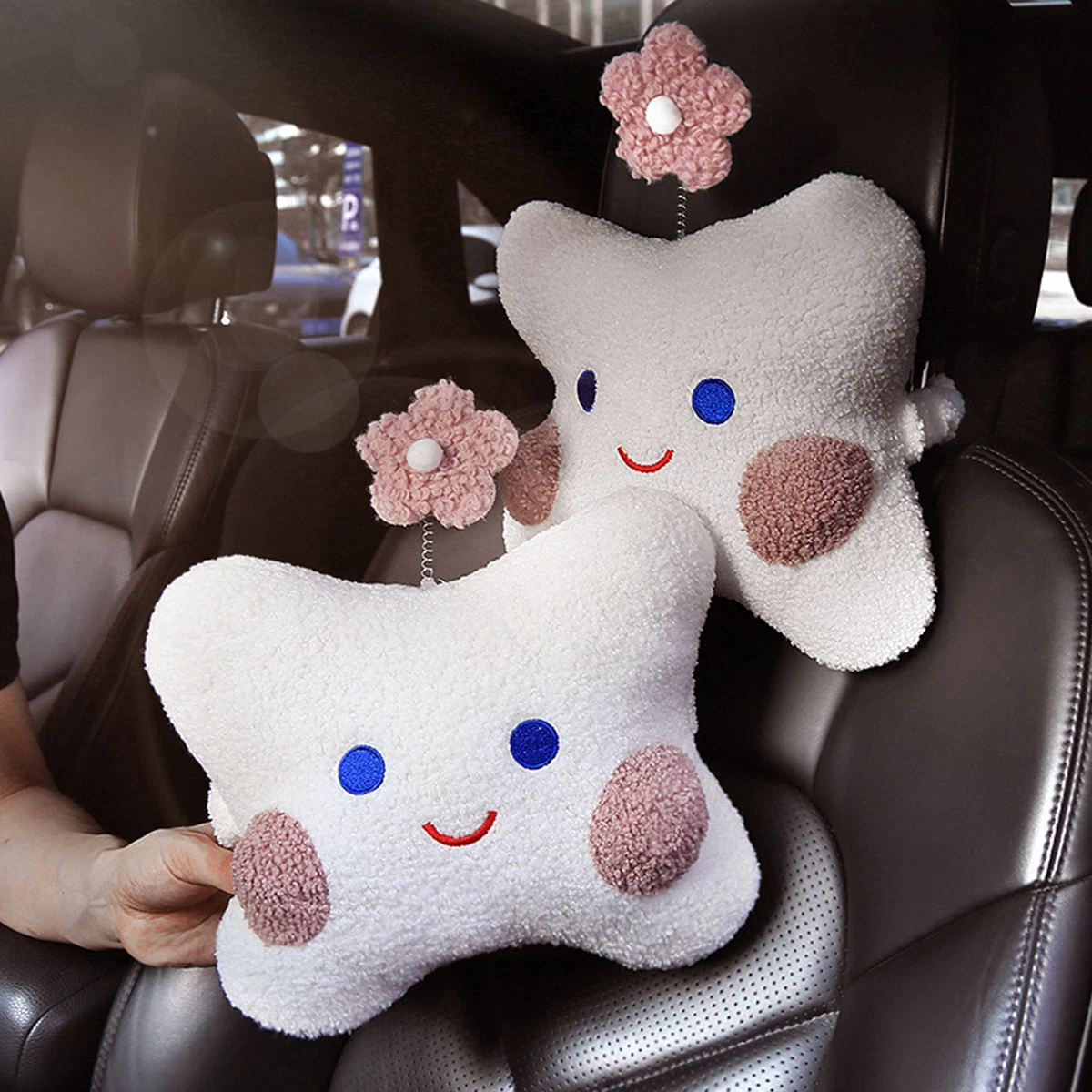 Car Seat Headrest Neck Rest Cushion Ergonomic Car Neck Pillow