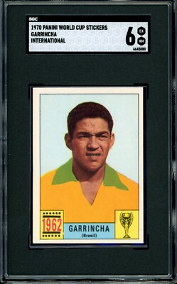 1970 GARRINCHA PANINI WORLD CUP MEXICO 70 INTERNATIONAL VERSION