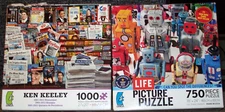 2 Ceaco Puzzles "CAN YOU SPOT THE DIFFERENCES & 2001-11 NEWSSTAND  750 & 1000 pc