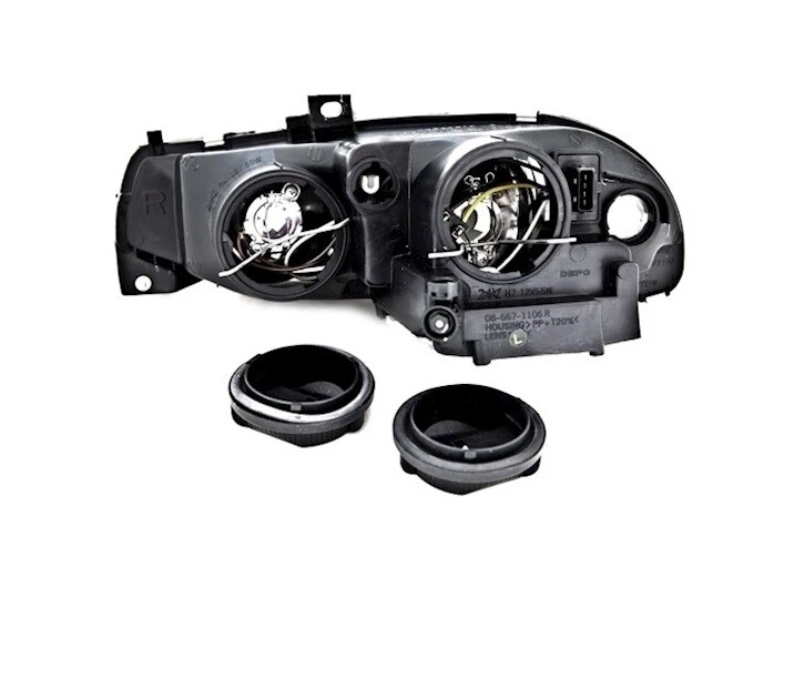 headlight left for ALFA ROMEO 156 1997-2000 2001 2002 2003 black VP1206L - Image 2 of 2