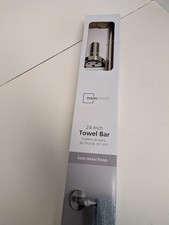 Mainstays 24 Inch Towel Bar Satin Nickel Finish New