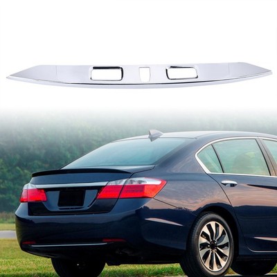 CHROME MOLDING TAIL GATE COVER TRIM FOR HONDA ACCORD SEDAN 2013-2015 REAR TRIMS