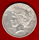 1923s Peace silver dollar
