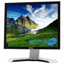 Dell E178fpv Écran Affichage Moniteur Lcd 17" 4:3 5:4 Pc Vga Vesa Carré