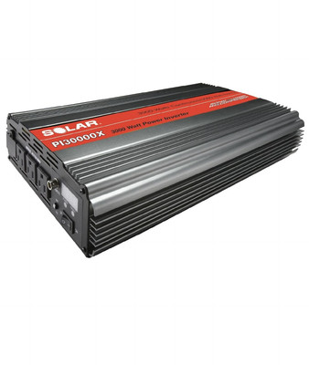 #ad SOLAR 3000 Watt Power Inverter w 3 AC Outlets 12VDC 360A 115VAC 60Hz PI30000X $346.00