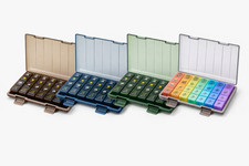 Weekly Pill Organizer 7 Day 4 Times a Day Travel Pill Box 28 Compartments