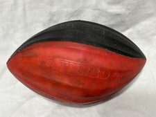 Vintage 1989 Parker Brothers Nerf Foam Turbo Football Red Black