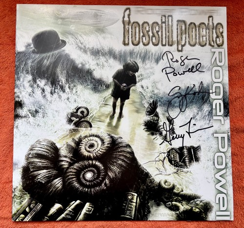 ROGER POWELL Fossil Poets Blue Vinyl LP Unplayed Utopia FULLY SIGNED