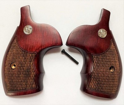 Smith & Wesson S&W K/L Frame Grips Boot Style Rosewood Checkered