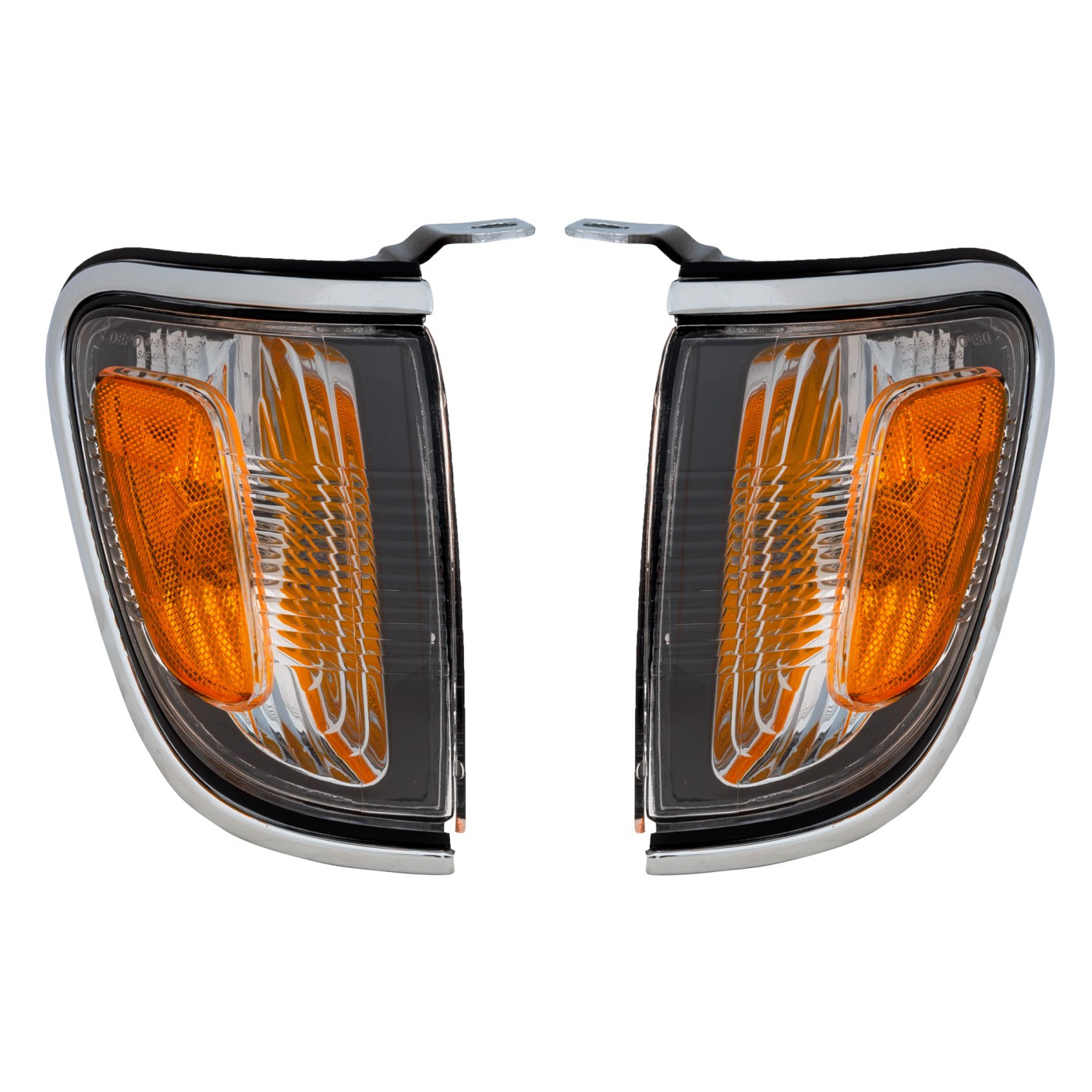 Угловой фонарь для Toyota Tacoma 2001-2004 гг. с хромированной отделкой, комплект из 2 левых и правых лампочек