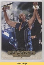 2022 Upper Deck AEW All Elite Wrestling UD Canvas Gold Paul Wight #C25 READ 6f8