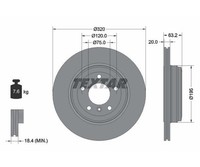 2 St. Bremsscheibe Pro Textar 92122703 FüR Bmw 5Er 6Er