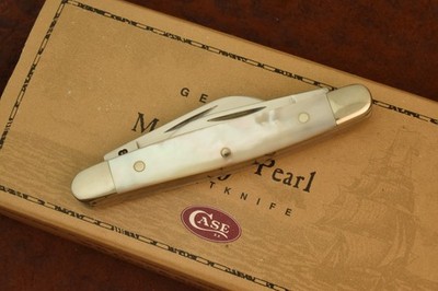 CASE XX USA 3 DOT 1997 MOTHER OF PEARL MINI STOCKMAN KNIFE 8333 SS