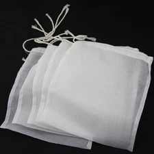 5pcs Nylon Straining Bag Mesh Homebrew Beer Wine Cider Dry Hop 100/160/200Micron