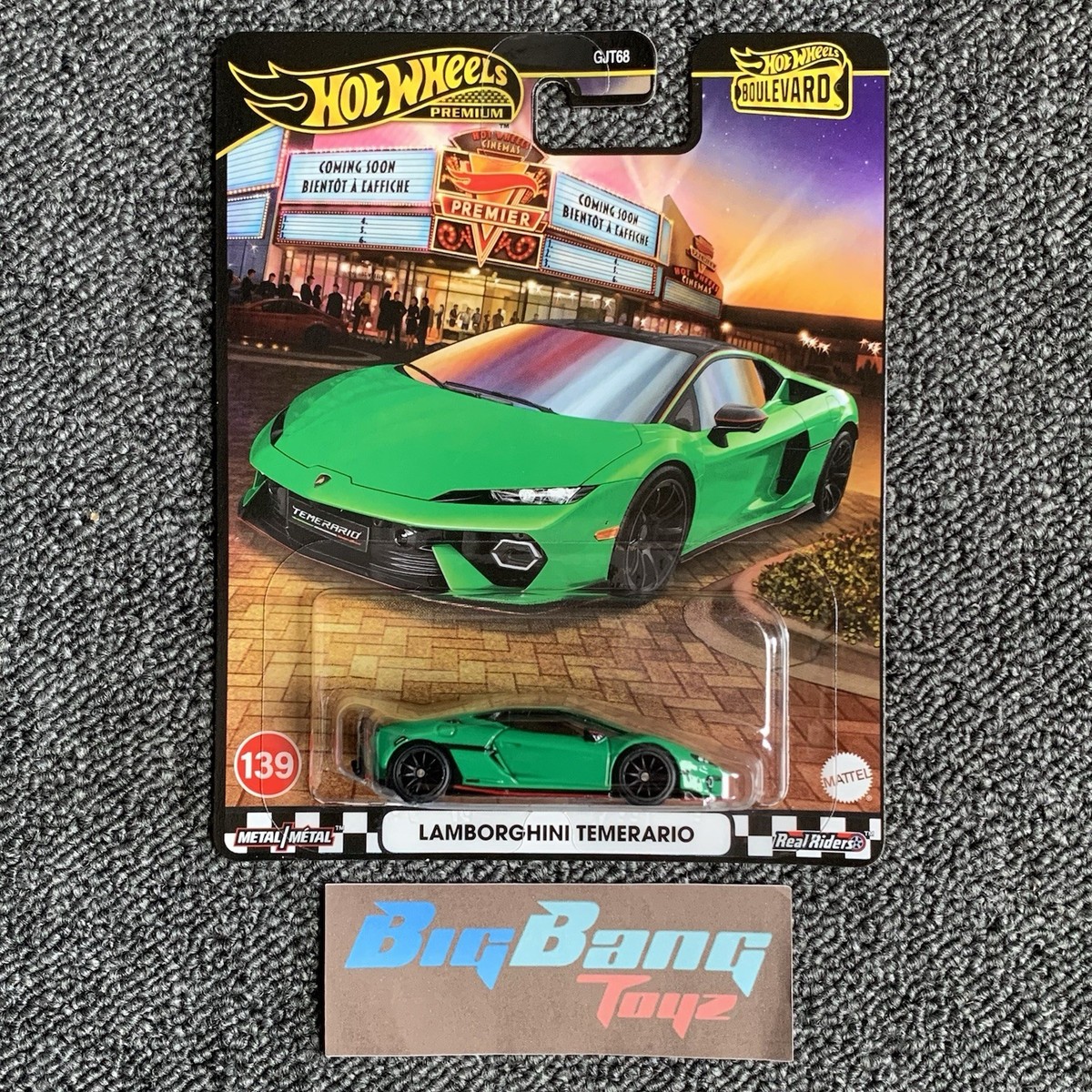Hot Wheels Premium LAMBORGHINI TEMERARIO Green #139 Boulevard 2025