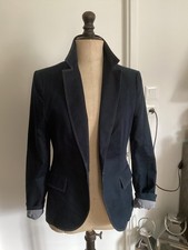 Veste blazer ZARA taille L denim bleu impeccable
