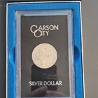 1883 Carson City Morgan Silver Dollar $1 Uncirculated in Display Case