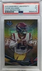 🏈 #9 2022 Bowman Best University Caleb Williams No. 1 Gold Refractor 33/50 PSA5