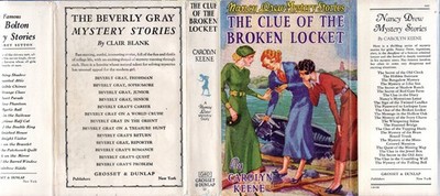 NANCY DREW #11 THE CLUE OF THE BROKEN LOCKET w/DJ WHITE SPINE
