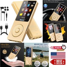 Expandable 128GB Music Player with LCD Screen & Voice Recorder - Lightweight