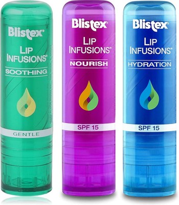 Blistex Lip Infusion Nourishing Gently Soothing & 24h Hydrating Lip Complete Set