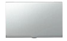 MUJI Aluminum Card Holder Case 60x93mm Slim Business Fits 15 Cards - US Seller