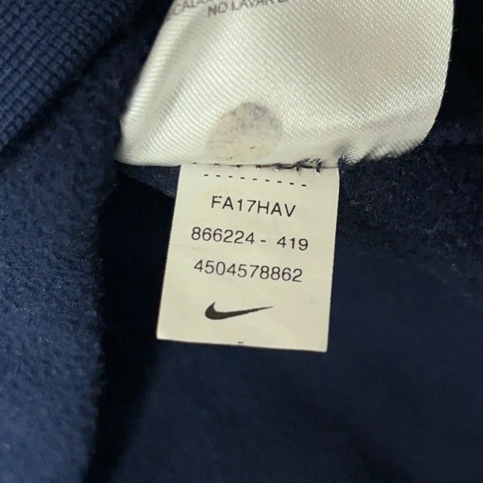 Nike Sweatshirt Mens Large Blue West Virginia Mountaineers WVU Dri-Fit L - Image 4 of 4