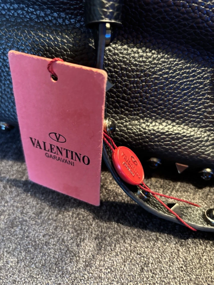 Bolso de Mano Raro Valentino Garavani Rockstud Cuero Tachonado Foto 3 de 4