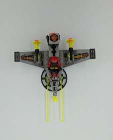 Vtg. LEGO V-Wing Fighter U.F.O. 6836 Complete Set Classic Space w/ Minifigure