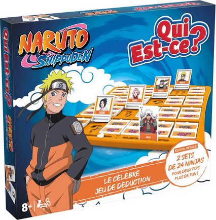 Jeux de société de réflexion Qui Est-Ce Naruto Shippuden plateau 2 joueurs