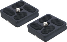 2PCS Aluminum PU-40 40mm Universal Arca Swiss Style Quick Release Plate