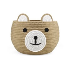 PandaEar Cotton Rope Baby Basket, Baby Gift Basket Nursery Laundry Organizer ...