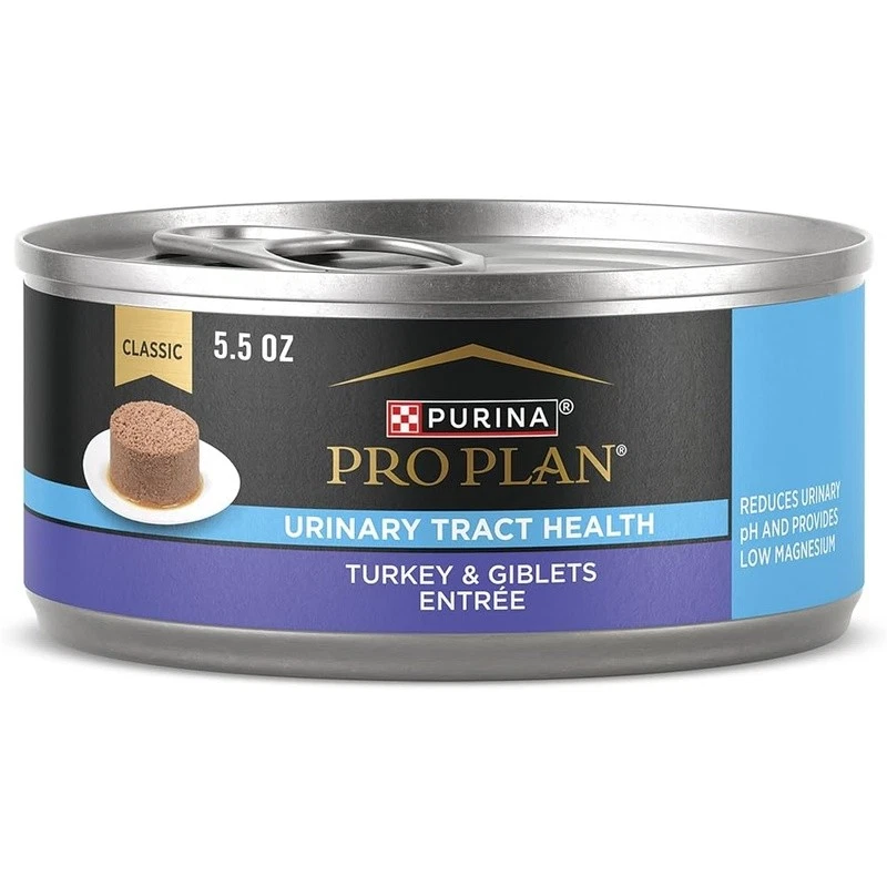 Urinary Tract Health Turkey and Giblets Entree Classic Wet Cat Food Pate 24 Cans - Image 2 of 4