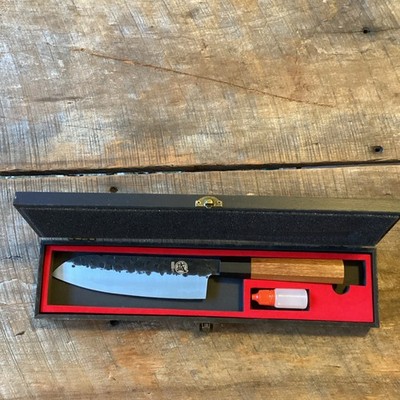 MITSUMOTO SAKARI 7 inch Japanese Santoku Chef Knife