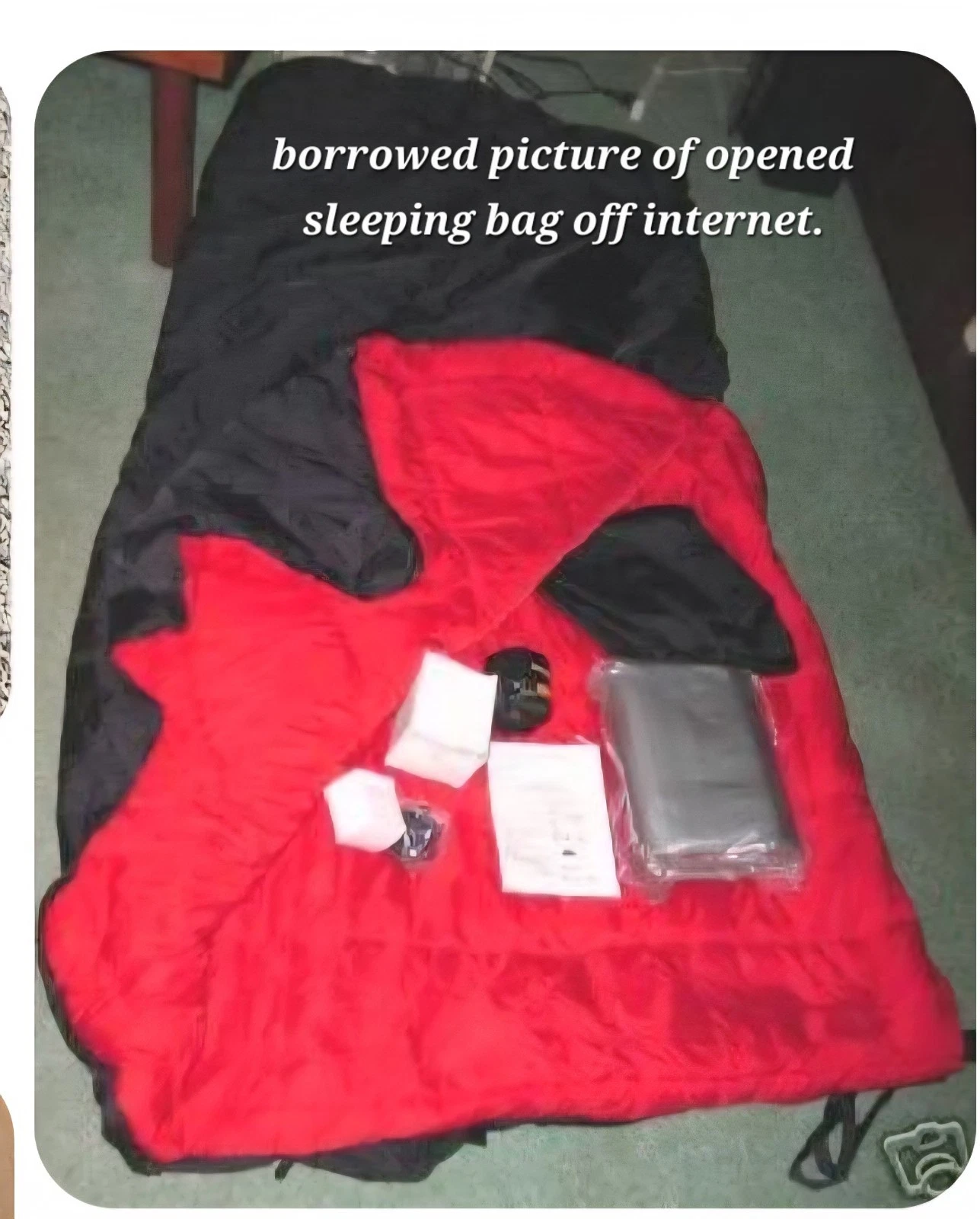 Vintage Marlboro INFLATABLE Sleeping Bag - NIB