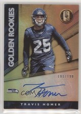 2019 Panini Gold Standard Golden Rookies 191/199 Travis Homer #GRA-TH Auto 8k4
