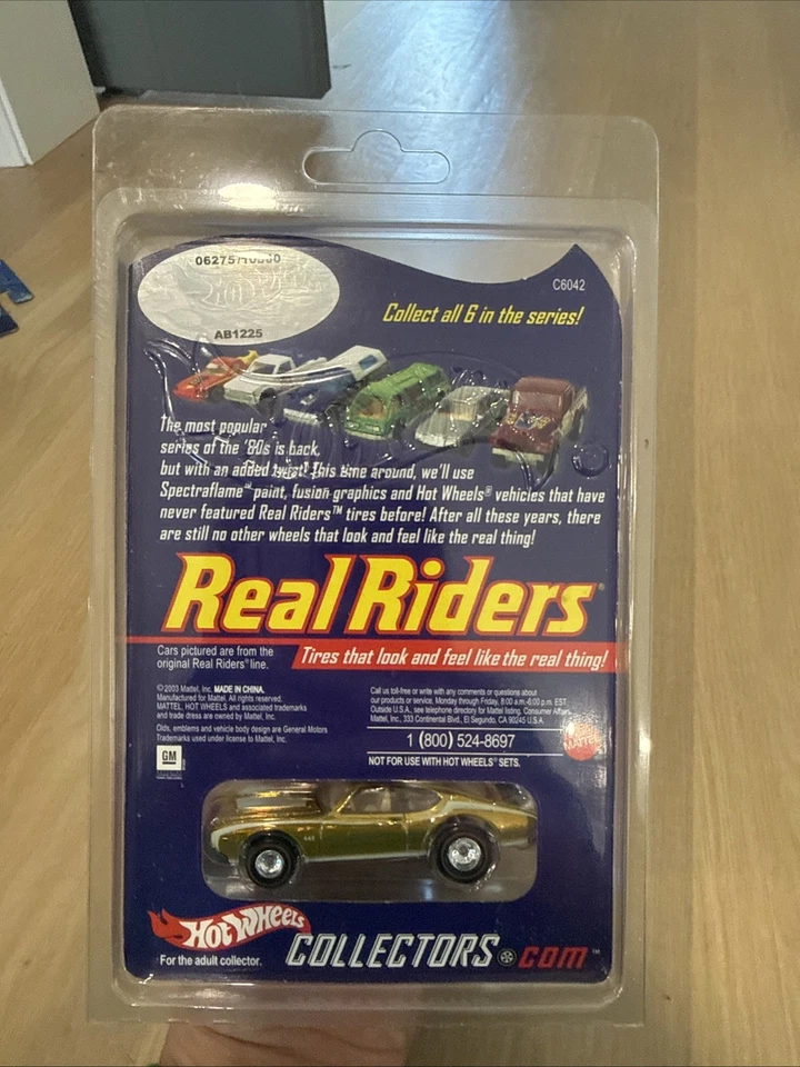 Hot Wheels RLC 2003 Real Riders Serie 3 OLDS 442 Red Line Club #7520/10500 Foto 2 de 2