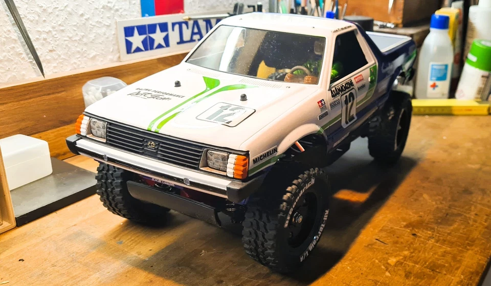 Tamiya Subaru Brat (Body 58038) mit TA02T - 4WD Truck Chassis - Bild 4 von 4