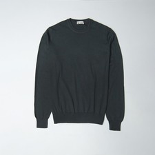 Maglione Lanificio Colombo 100% Lana Merino tg 50 - M Verde Grigio