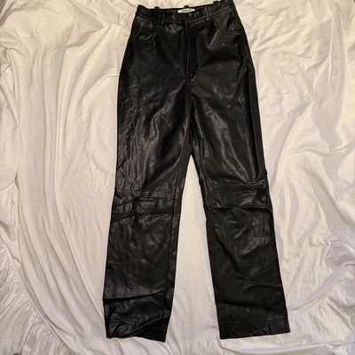Leather Pants Women s Small Techno Rave Going Out Party Winter Fall Black