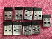 Lot Of 9 Microsoft Wireless Mouse USB Receiver Dongle 1496 201-125617