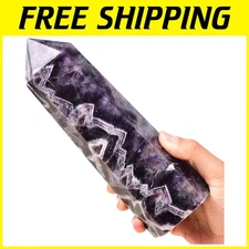 Elegant 2.0-2.5 lbs Amethyst Crystal Point - Enhance Energy & Spiritual Growth