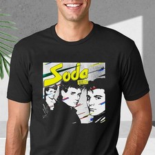 Camiseta negra Soda Stereo Album 1982 S-3XL QR734