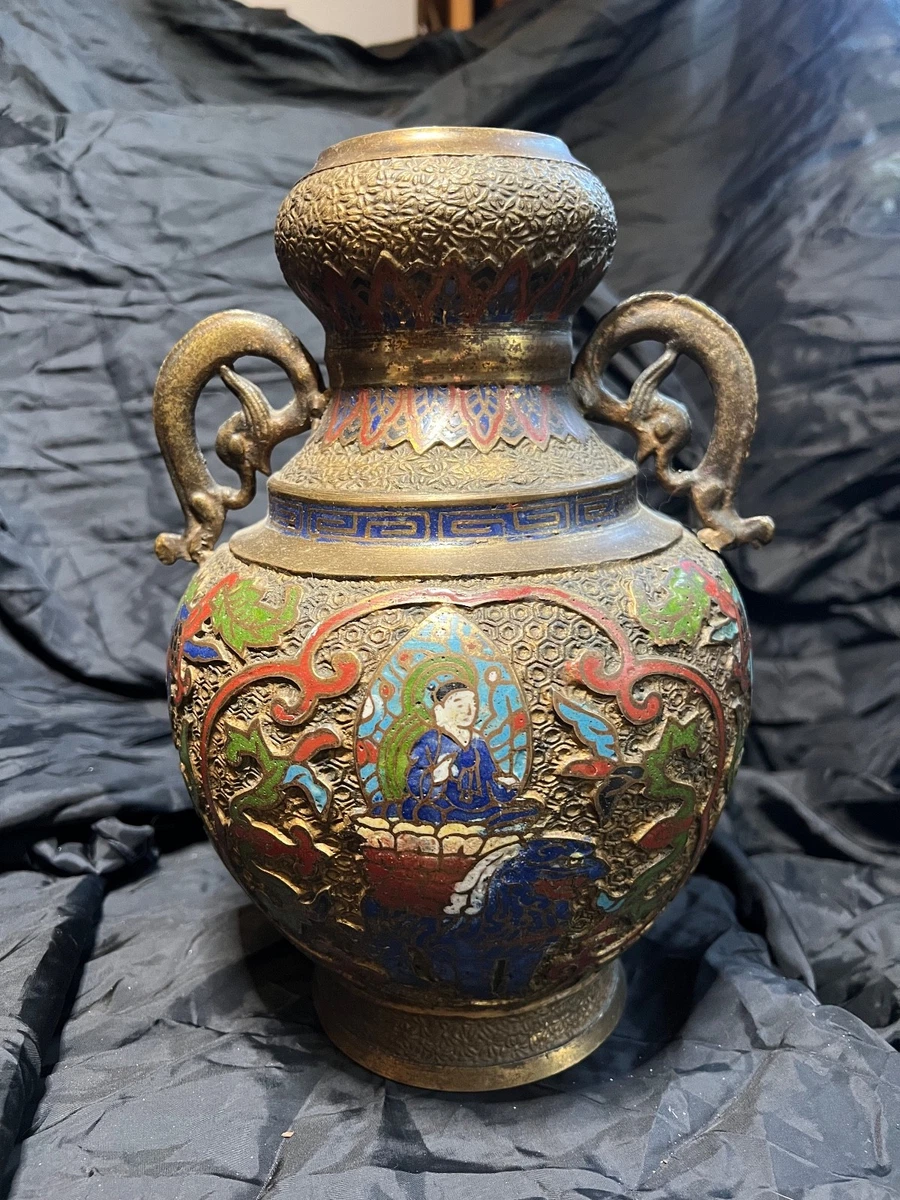 古董原始1850-1899 年日本花瓶| eBay