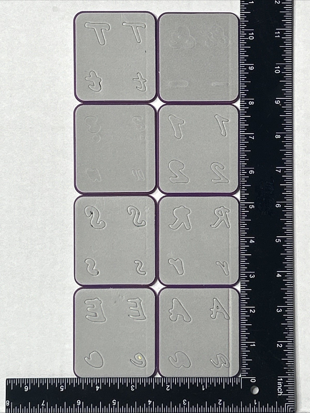 Sizzix Sizzlits Script 35 Dies Alphabet Numbers Punctuation + Storage Case