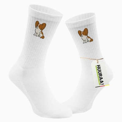 Unisex Socken Papillon Comic Papi Geschenkidee Papillon Geschenk Präsent Mitbrin
