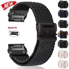 QuickFit Nylon Strap Watch Band For Garmin Fenix 8 E 7 7X 6 6X Pro 5 5X 3HR 970