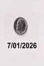 1972P ROOSEVELT DIME SEMI-KEY!Circulated!