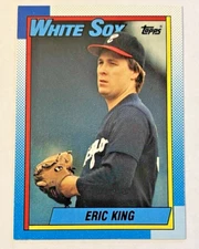 1990 Topps Chewing Gum MLB Baseball Card #786 Eric King Chicago White Sox