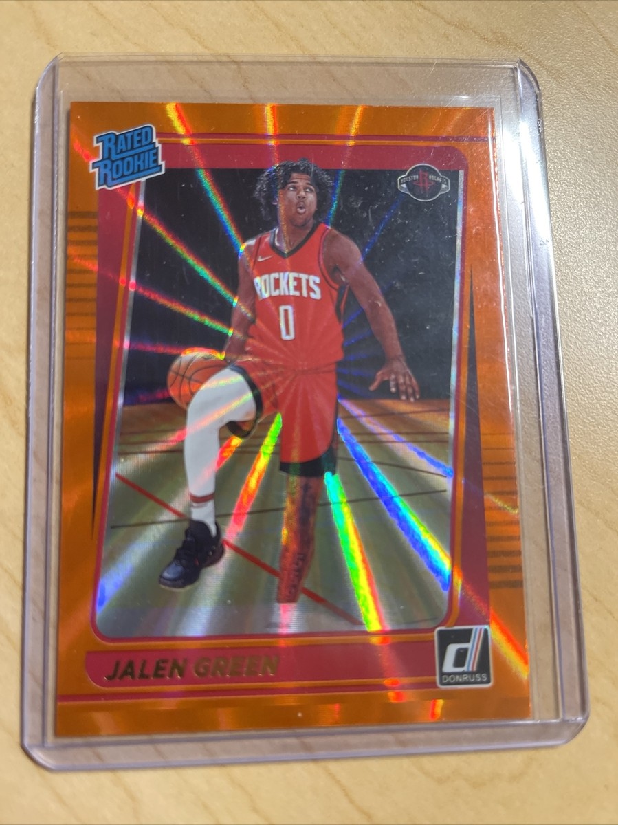 2021-2022 Panini Donruss JALEN GREEN Rated Rookie Orange